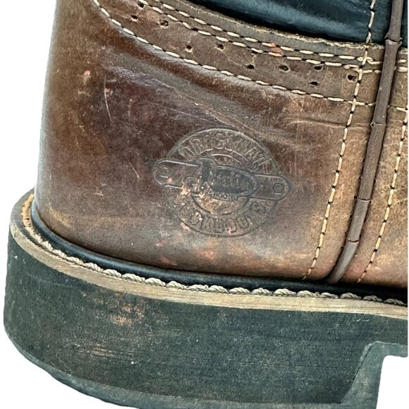? Justin Boots Original Workboots Fireman Brown ML4004 Men’s 11.5 D Steel Toe